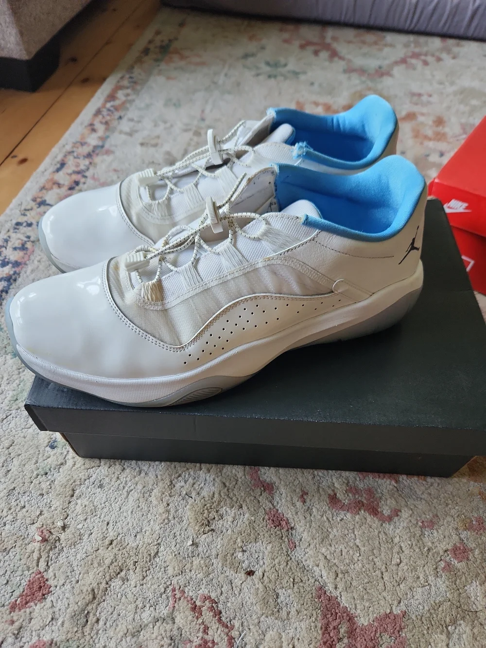 Size 14 - Air Jordan 11 CMFT Low White Army Navy With Box